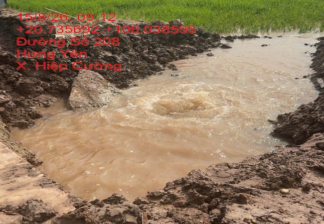 Thông báo gián đoạn cung cấp nước toàn bộ khu vực